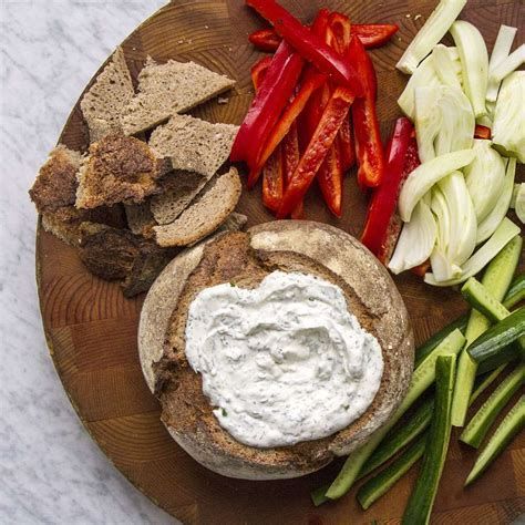 Wegmans Rye Bread Dip Recipes Rye Boat Dip Recipe, Rye Bread Dip, Bread And Dip, Football Snack Food, Bread Dips Recipes, Bread Bowl Dip, Baked Appetizers, Caramelized Onion Dip, Dill Dip