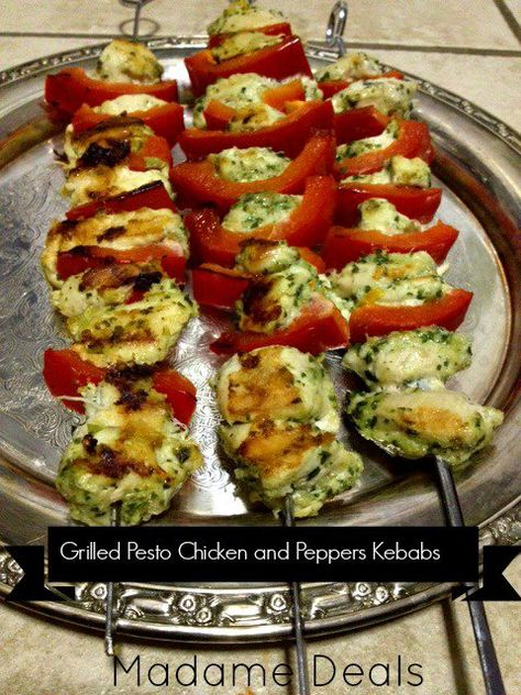 Advocare Recipes, Chicken Kebabs, Cleanse Recipes, No Calorie Foods, Pesto Chicken, Kebabs, Barbacoa, Low Calorie Recipes, Grilling Recipes