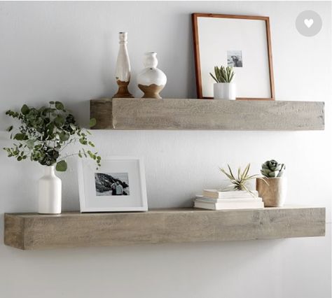 DIY Shelves that I've built in My Home Pottery Barn Shelves, Floating Shelves Bedroom, Modern Floating Shelves, Aluminum Shelves, Floating Shelves Living Room, Floating Shelf Decor, Shelf Decor Living Room, Floating Shelves Kitchen, Wooden Wall Shelves