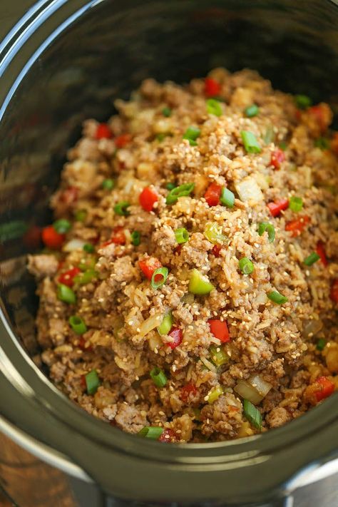 20+ Healthy Ground Chicken Recipes - What to Make With Ground Chicken—Delish.com Ground Chicken Breast Recipes, Ground Chicken Recipes Healthy, Panini Recipes Chicken, Braised Chicken Breast, Teriyaki Chicken And Rice, Slow Cooker Teriyaki Chicken, Slow Cooker Teriyaki, Ground Chicken Recipes, Fried Chicken Breast