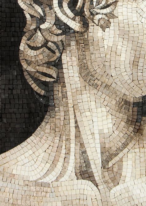 Mosaic Artwork Ideas, Tiles For House, David Of Michelangelo, Michelangelo Art, Islamic Mosaic, Unknown Picture, Mosaic Portrait, Mosaic Garden Art, Roman Mosaic