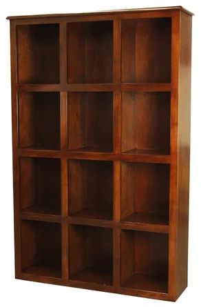 Red Barrel Studio® Sherita Solid Wood Cube Bookcase | Wayfair Wooden Cubby Storage, Wooden Cubby, Wood Cube, Cubby Shelves, Tall Bookcases, Cube Bookcase, Cubby Storage, Record Storage, Home Library