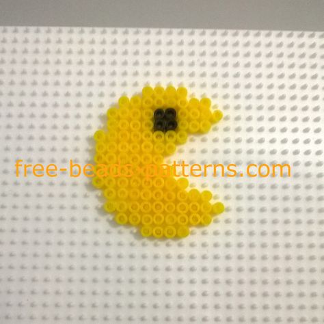 Pacman keychain work photos Hama Beads author site user Bill (4) Perler Bead Pacman, Skateboard Perler Beads, Melting Beads Game Boy, Doodle Bob Perler Beads, Futurama Perler Beads, Beads Projects, Work Photos, Hamma Beads Ideas, Hamma Beads