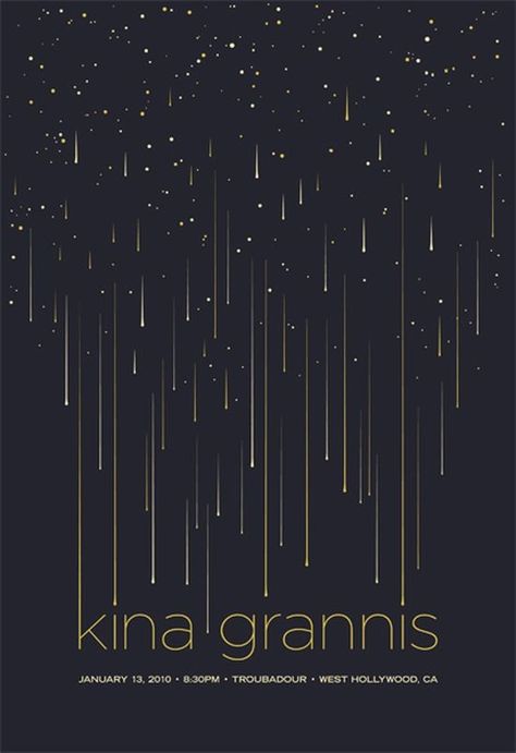 Type Composition, Gig Posters Design, Kina Grannis, Poster Grafico, Graphisches Design, 타이포그래피 포스터 디자인, Poster Design Inspiration, Creative Poster Design, Beautiful Music