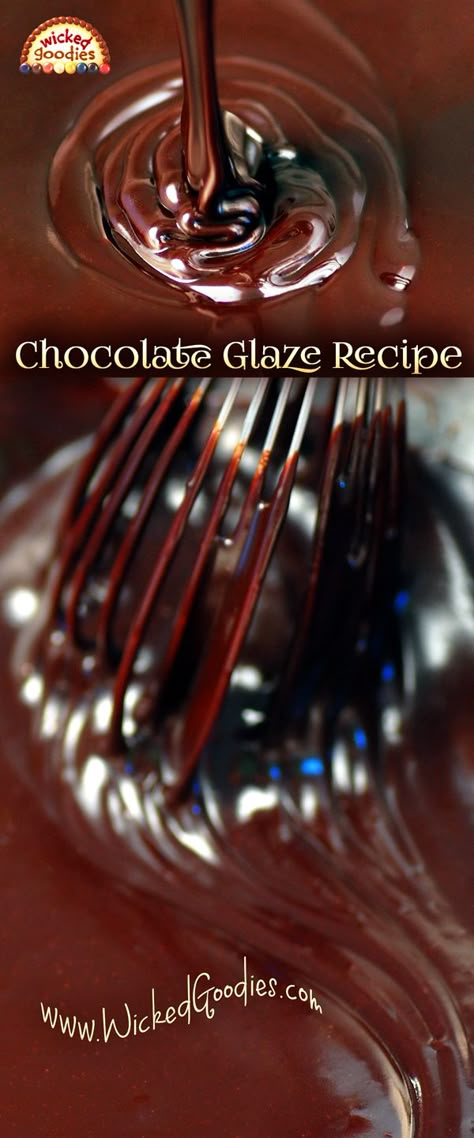 Shiny Chocolate Glaze, Ganache Glaze Recipe, Chocolate Glaze For Eclairs, Shiny Chocolate Frosting, Chocolate Donut Icing Recipe, Chocolate Glaze For Cookies, How To Make Chocolate Glaze For Cake, Chocolate Topping For Cake, Chocolate Cake Glaze Icing