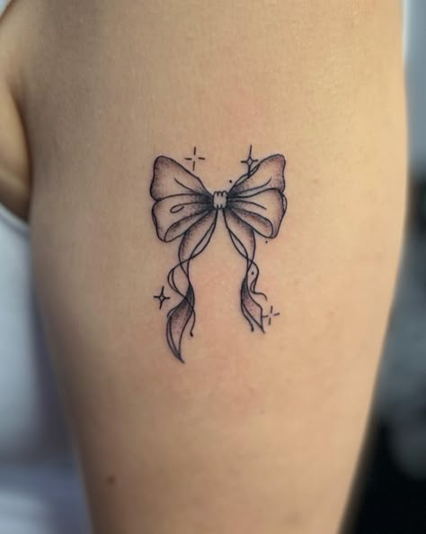 Girly Edgy Tattoos, Hello Kitty Tattoo Black Women, Simple Bow Tattoo, Skull Bow Tattoo, Black Bow Tattoo, Bow Tattoos For Women, Lace Bow Tattoo, Small Bow Tattoos, Bows Tattoo