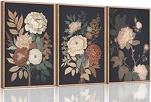 Vintage Floral Wall Decor, Wall Decor Posters, Flower Still Life, Peony Painting, Wall Art Rustic, Decor Posters, Painting Picture, Plant Painting, Mural Floral