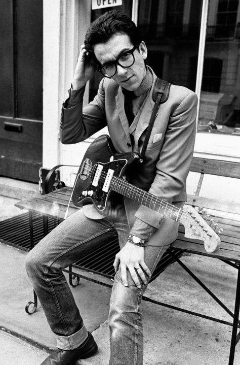 Garage Punk, Retro Band, Elvis Costello, I'm With The Band, I Love Music, Pop Rock, Music Icon, Music Legends, Post Punk