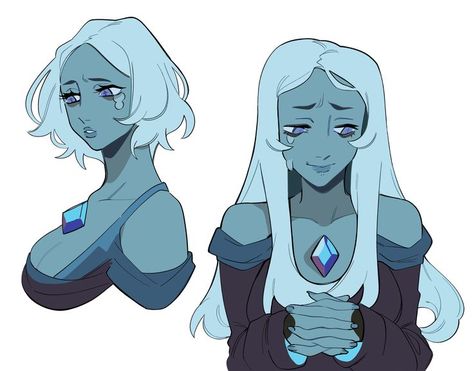 Blue Doodles, Blue Diamond Steven Universe, Steven Universe Diamond, Steven Universe Oc, Steven Universe Funny, Steven Universe Characters, Cartoon Girls, Steven Universe Gem, Steven Universe Fanart