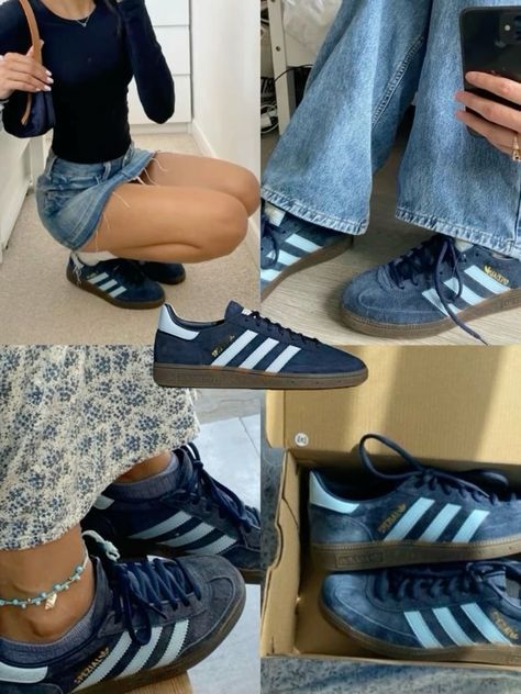 Chic Shoes Women, Womens Sneakers Aesthetic, Addidas Shoes Gazelle Outfit, Shoe Wishlist Aesthetic, Sneaker Inspo 2024, Adidas Shoes Women Blue, Adidas Shoes Outfit Ideas Women, Cute Shoe Ideas, Shoe Must Haves Women