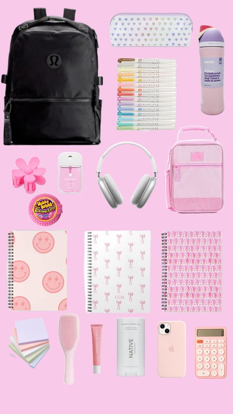 Ideas for preppy school supplies! ❤️ 🌸 Back To School Preppy, School Preppy, Preppy School Supplies, Preppy School, Girls Hairstyles Braids, School Supplies, Girl Hairstyles, Braided Hairstyles, Back To School