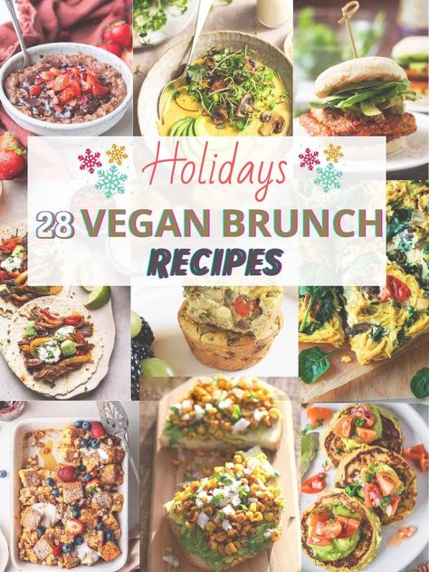 Vegan Brunch Recipes, Vegetarian Brunch, Healthy Vegan Breakfast, Vegan Brunch, Vegetarian Breakfast Recipes, Healthy Vegan Snacks, Brunch Menu, Best Vegan Recipes, Vegetarian Breakfast