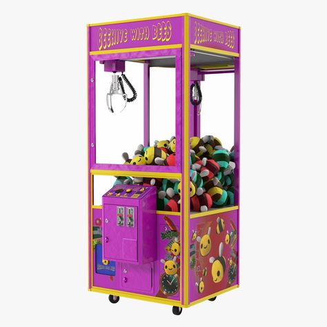 Claw Vending Machine, Home Nail Salon Ideas, Purim Party, Vending Machines In Japan, Gum Machine, Unicorn Room, Kids Toy Shop, Barbie Doll Set, Soda Drinks