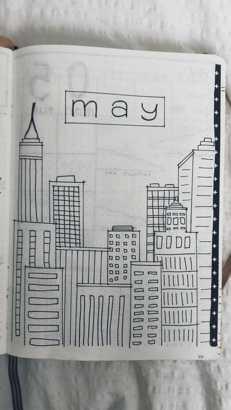 Drawing Ideas City Easy, City Sky Line Drawing, Bujo City Theme, Buldings Idea Drawing Easy, Drawings Of Cities, City Simple Drawing, Building Drawings Easy, City Buildings Drawing Simple, City Outline Drawing