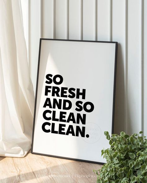 Posters & Wall Art | HiphopBoutiq – Page 2 Nike Bathroom Decor, Cute Bathrooms Apartment, Bathroom Decor For Couples, Hip Hop Bathroom Decor, Bathroom Artwork Funny, Bathroom Wall Decor Funny, Electric Bathroom Decor, So Fresh And So Clean Sign, Bathroom Party Decor