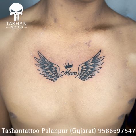 TashanTattoo
AshokTattooWala
S.4.5,Tirupati plaza
Opp. New bus stand
Near gd modi collage
Palanpur (gujrat)
9586697547
9687533310 Mom Wings Tattoo, Small Angel Wing Tattoo Men, Chest Tattoo Wings, Small Angel Wing Tattoo, Tattoo Wings, Mask Photoshoot, F Tattoo, Wing Tattoo Men, Meaningful Tattoo Quotes