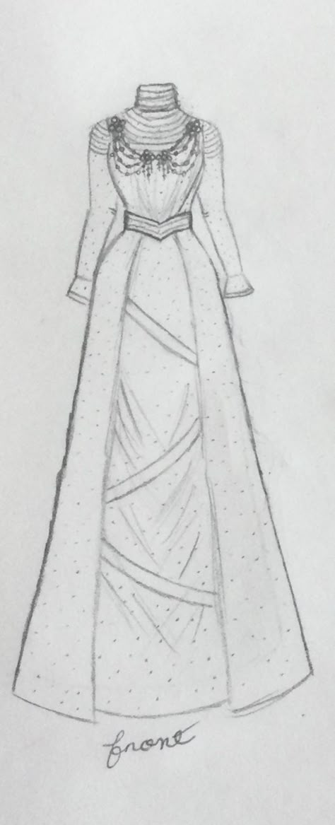 1800s Dresses Sketch, Victorian Era Drawing Reference, 1900s Fashion Drawing, How To Draw Victorian Dresses, Baroque Dress Drawing, Victorian Era Dresses Drawing, Victorian Outfit Drawing, Old Dress Drawing, Old Dresses Drawing