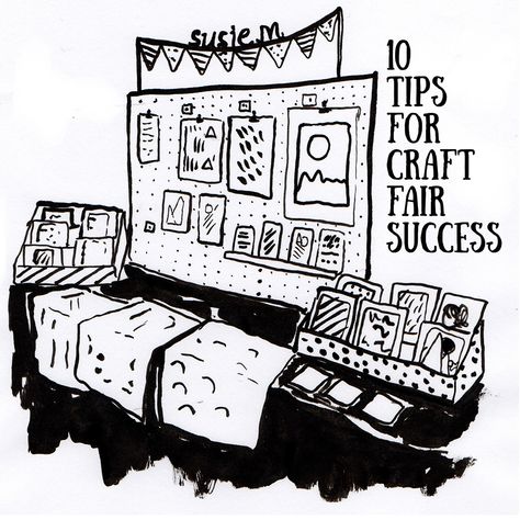 10 Tips to Prepare for Craft Fair Success — Drawn Together Art Collective - Art Prints London Art Craft Fair Display, Selling Prints At Craft Fair, How To Display Prints, Diy Art Display Craft Fairs, Diy Art Stand, Hosting A Craft Fair, Bazzar Display Ideas, Displaying Art Prints, Diy Print Display