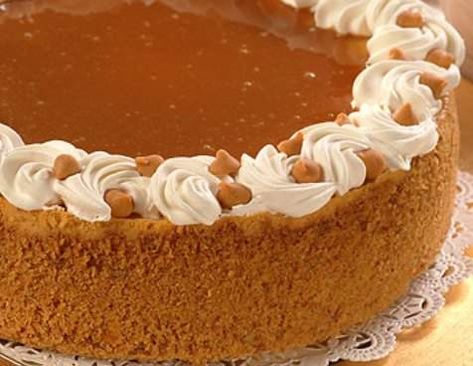 Butterscotch Cheesecake, Caramel Cheesecake Recipes, Butterscotch Caramel, Caramel Ice Cream Topping, Best Baking, Toll House, Caramel Cheesecake, Caramel Topping, Standing Ovation