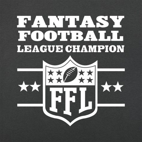 Fantasy Football Champion Fantasy Football Logos, Fantasy Football Champion, Nfl Funny, Fantasy Football League, New Shirt Design, Fantasy League, Red Zone, Football T Shirt, Champion Shirt