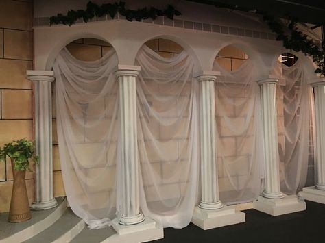 Greek God Costume, Kitchen Dollhouse, Dollhouse Furniture Diy, Faux Walls, Prom Themes, Set Design Theatre, Event Props, Prom Theme, Remodeling Kitchen