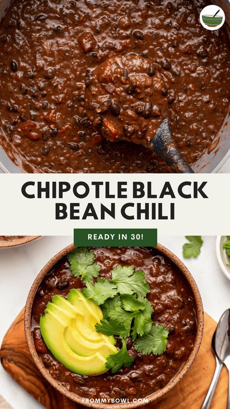 Vegan Black Bean Chili Recipe, Black Bean Soup Crock Pot, Chili Recipe With Black Beans, Chipotle Black Beans, Vegan Chipotle, Slow Cooker Beans, Favorite Chili Recipe, Southwestern Recipes, Vegetable Casserole Recipes