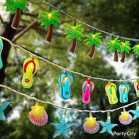 Balloon Palm Tree, Beach Party Food, Backyard Pool Parties, Pool Party Ideas, Summer Party Ideas, Summer Party Decorations, Summer Pool Party, Party Stores, Balloon Diy