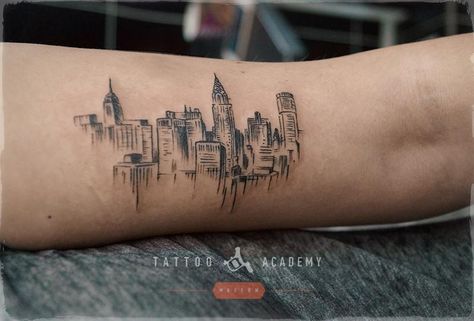 Sky Scraper Tattoo, Delft Tattoo, Hand Tattoos For Guys, Leg Tattoo, Leg Tattoos, Delft, Tattoo Inspo, Hand Tattoos, Tattoos For Guys