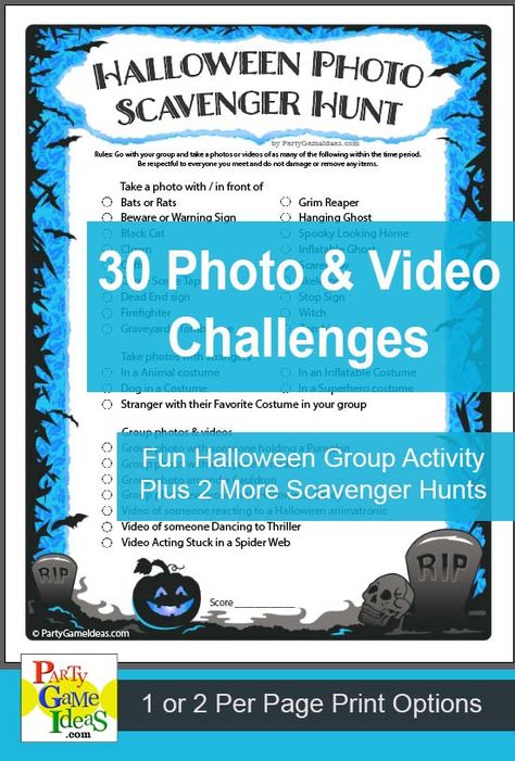 Halloween Photo Scavenger Hunt Ideas, Halloween Selfie Scavenger Hunt, Halloween Scavenger Hunt For Teenagers, Halloween Scavenger Hunt For Adults, Halloween Photo Scavenger Hunt, Outdoor Halloween Party Games, Photo Scavenger Hunt Ideas, Halloween Camera, Scavenger Hunt Halloween