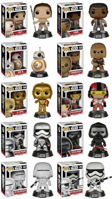 Star Wars Episode VII Funko Pop! @3mpireshopsback Battle Of Endor, Vinyl Figures Toys, Star Wars Vii, Star Wars Room, Funk Pop, Funko Pop Toys, Pop Vinyl Figures, Episode Vii, Game Collection