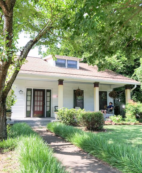 Our 1924 California Bungalow: Full Home Tour California Bungalow Style Interiors, Eclectic Bungalow, House Exterior Ideas, 1920s Bungalow, Bungalow Interior, Apartment Vibes, California Bungalow, Bungalow Renovation, Bungalow Exterior