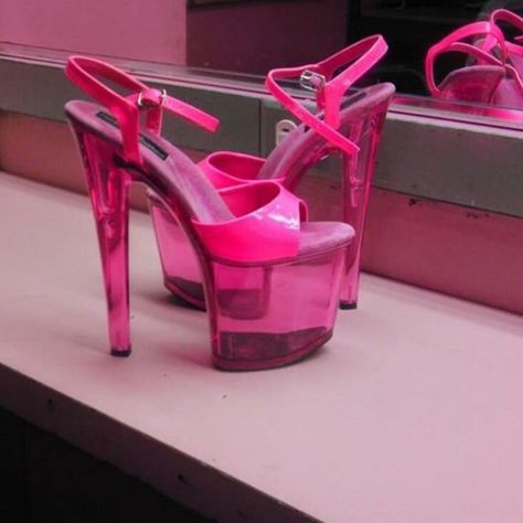 Pink Pleaser Heels, Pole Shoes, Barbie Heels, Dancer Lifestyle, Pleaser Heels, Heels Aesthetic, Catty Noir, Pleaser Shoes, Fancy Shoes