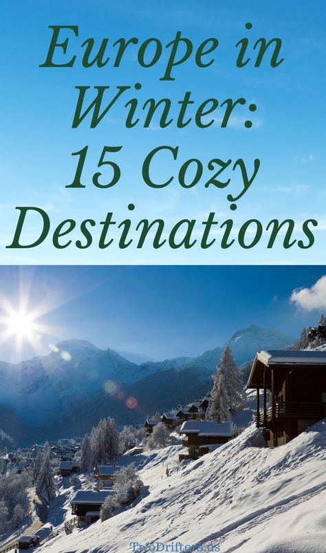 Snowy Places To Travel, Romantic Holiday Destinations, Snowy Places, Best Vacations For Couples, Romantic Winter Getaways, Europe In December, Europe In Winter, Europe Home, Best Romantic Getaways