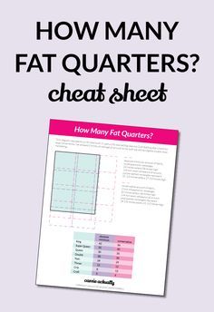 What is the minimum number of fat quarters you need for a quilt top? Have you ever bought a fat quarter bundle without a quilt pattern in mind for it ahead of time? Raise your hand then click through for an easy chart that tells you how many fat quarters you need at a minimum for each standard quilt size. Quilt Size Charts, Quilting Math, Fat Quarter Projects, Fat Quarter Quilt, Quilting For Beginners, Quilting Techniques, Rag Quilt, Quilting Tips, Fat Quarter Bundles