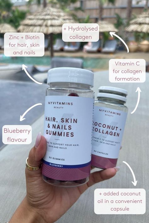 Coconut Collagen, Nail Vitamins, Hair Skin And Nails, Gummy Vitamins, Nail Growth, Holistic Nutrition, Every Single Day, Beauty Routine, Nutritional Supplements