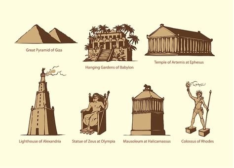 Early Earth, Mausoleum At Halicarnassus, Zeus Statue, Lost Civilizations, Classical Studies, 7 Wonders Of The World, Ancient Civilisations, New Seven Wonders, Gardens Of Babylon