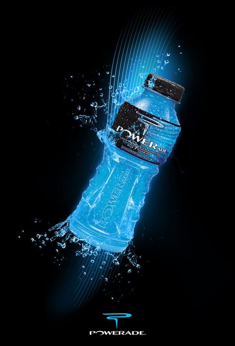 powerade by gtwoask on deviantART Johnnie Walker Black, March Themes, Beverage Poster, Nintendo Wii U, Drinks Packaging Design, Colorful Drinks, Juice Packaging, Hydrating Drinks, Water Logo