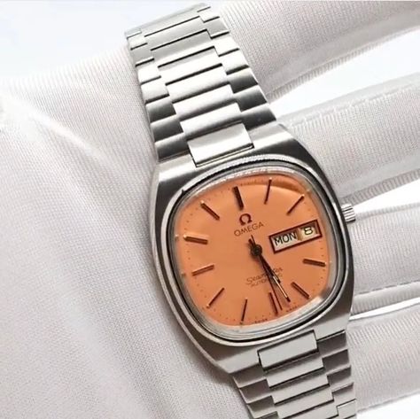 Vintage Omega Seamaster T Automatic Day Date Salmon Custom Dial Mens Watch | eBay Vintage Luxury Watches For Men, Mens Wedding Watch, Omega Vintage Watch, Omega Watch Mens, Men’s Jewelry, Expensive Gifts For Men, Vintage Omega Watches, Mens Watches Expensive, Watches For Men Unique