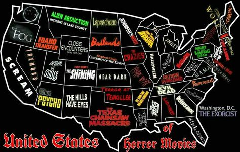 So cool. Nightmare on Elm Street Springwood, Ohio Movie Map, Human Centipede, Spooky Memes, Horror Movie Icons, Film Horror, Scary Stuff, Funny Horror, Horror Movie Art, Evil Dead