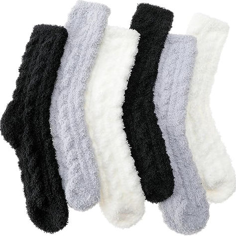 Cozy Christmas Gifts, Outdoor Socks, Grey Socks, Fluffy Socks, Fuzzy Slippers, Fuzzy Socks, Cozy Socks, Winter Socks, Socks For Women