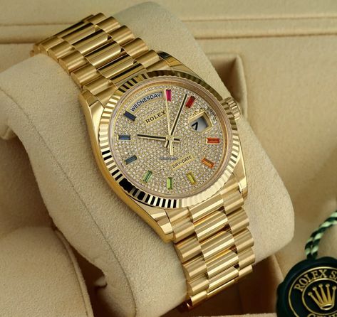 Lux Watches, Rolex Diamond, Rolex Watches For Men, Blue Watches, Rolex Men, Rolex Models, Authentic Watches, Tax Free, Unisex Watches