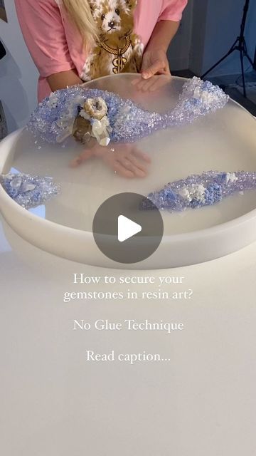 Agnes Rup | Artist | Resin Educator on Instagram: "There are so many different way to play with resin,
When I started I used glue, but it just doesn’t work well when you’re using BIG gemstones

The last thing you want it to wake you up to find the glue as failed you 😣

We can always embrace the fallen gemstones but why not do this fail proof method and save the “I wish this didn’t happen”

I have updated my FREE masterclass to include how to build your gemstone clusters + how to pour on canvas

Comment “learn more”
🥰

Happy valentines 
Your resin art 🧚

#diy #craft #resin #epoxy" Craft Resin, But Why, Art Workshop, Happy Valentines, Master Class, Resin Art, How To Build, Happy Valentine, To Play