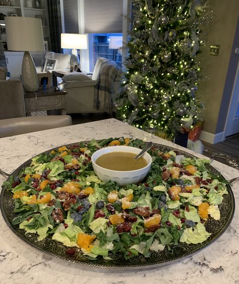 This salad is amazing!  Pioneer Woman Christmas Wreath Salad. Pioneer Woman Christmas Wreath Salad, Christmas Wreath Salad, Wreath Salad, Pioneer Woman Christmas, Christmas Salad Recipes, Christmas Salad, Christmas Salads, Pioneer Woman Recipes, Watermelon Salad