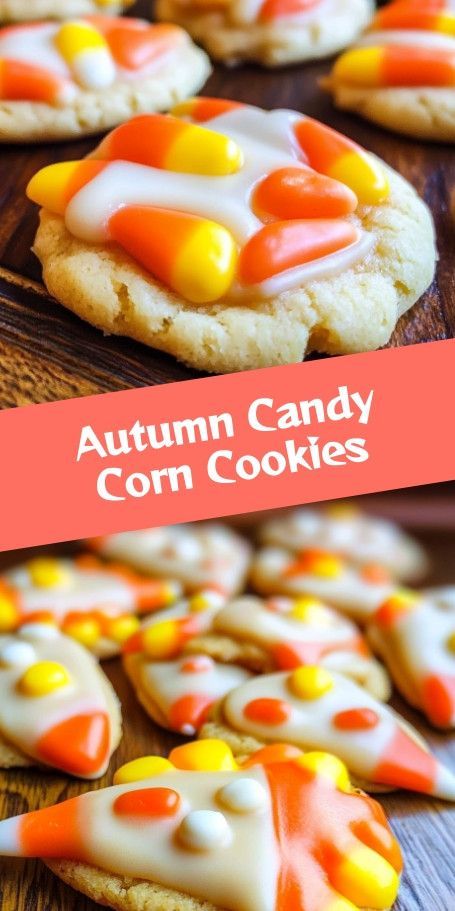 Candy Corn and White Chocolate Softbatch Cookies - Perfect for Fall Celebrations Indulge in the flavors of autumn with these softbatch cookies featuring vibrant candy corn and creamy white chocolate. Ideal for Halloween or any festive gathering, these delightful treats deliver the perfect balance of chewy and creamy in every bite. Thanksgiving Baking Recipes, Fall Sweet Treats, Fall Desert, Corn Cookies, Fall Sweets, Thanksgiving Baking, Candy Corn Cookies, Thanksgiving Snacks, Halloween Menu