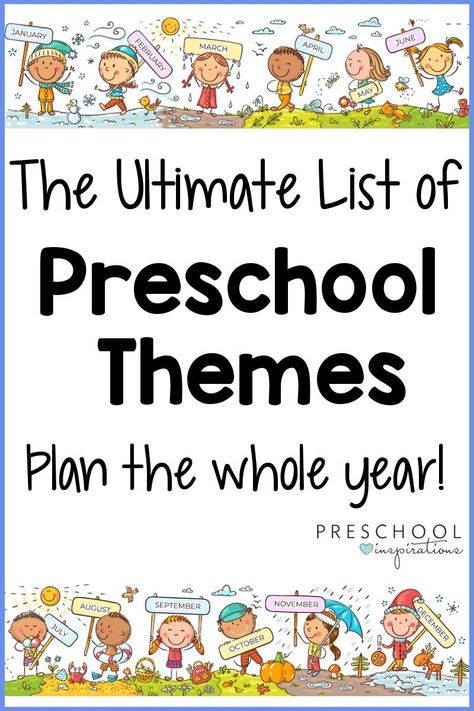 Preschool Theme Days, Preschool Center Ideas, December Preschool Themes, Themes Preschool, January Preschool Themes, Preschool Inspirations, Summer Preschool Themes, December Preschool, March Preschool