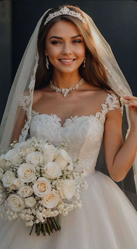 Bridal Hairstyles With Crown And Veil, Bridal Hair With Crown And Veil, Wedding Tiara And Veil, Wedding Veil Ideas Hair Down, Bridal Tiara Hair Down, Wedding Hair With Crown And Veil, Wedding Veil Hair Down, Wedding Hairstyles With Crown And Veil, Bridal Hair With Tiara And Veil