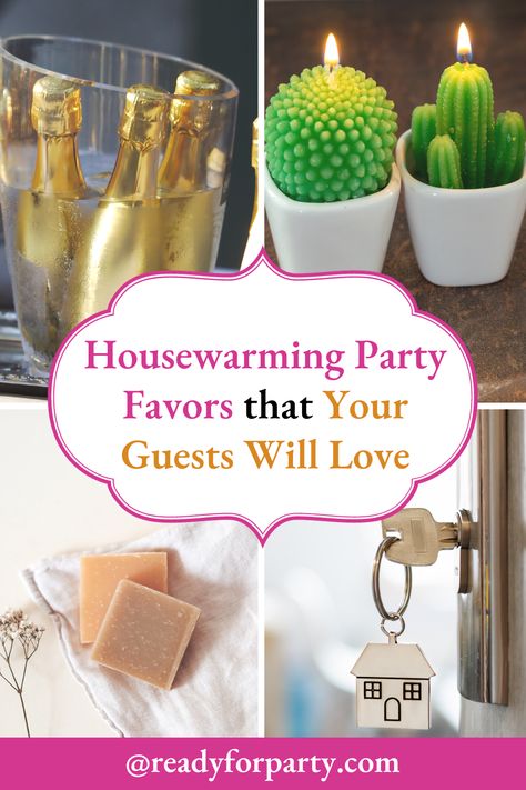 Snacks For Housewarming Party, Party Favors For Housewarming, House Warming Thank You Gifts, Housewarming Guest Favors, Housewarming Balloon Ideas, Housewarming Favors For Guests, Housewarming Favor Ideas, House Warming Party Favor, Housewarming Thank You Favors