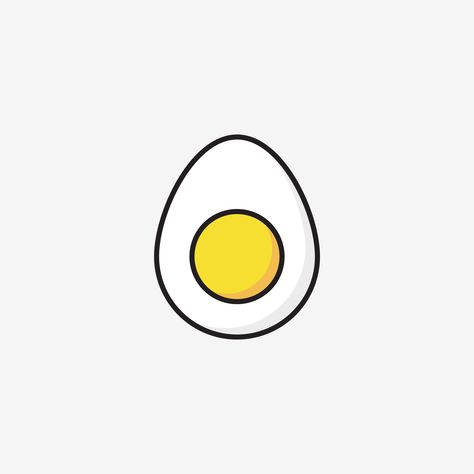 Boiled Egg Drawing, Egg Drawing Cute, Eggs In Air Fryer, Egg Breakfast Recipes, Freeze Eggs, Eggs Illustration, Egg Drawing, Egg And Potato, Egg Bakes