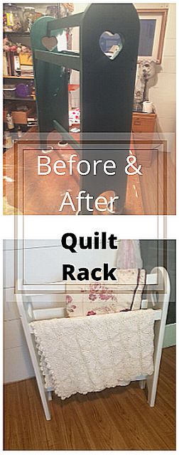 Quilt Rack Repurpose, Repurposed Quilt Rack, Ceramic Egg Holder, Quilt Rack, Chair Makeover, Old Quilts, Painted Paneling, Diy Quilt, Grandfather Clock