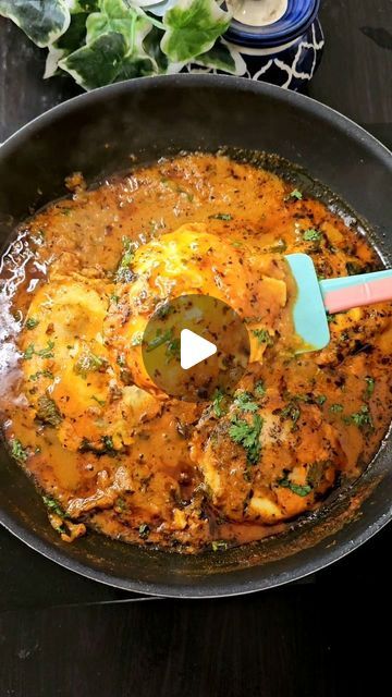 Egg Lababdar Recipe, Egg Biryani Recipe Indian, Egg Lababdar, Egg Masala Recipe, Egg Recipes Indian, Kasuri Methi, Egg Masala, Whole Spices, Indian Cooking Recipes